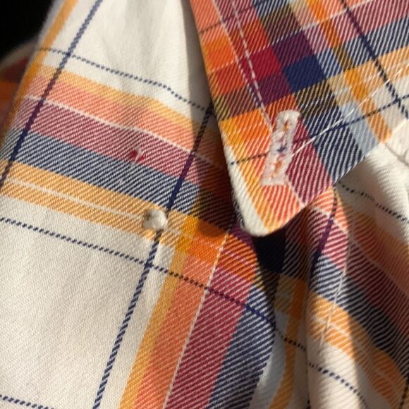 Wrangler George Straight Men’s Plaid One Pocket Button Down Western Shirt Large - Picture 8 of 8